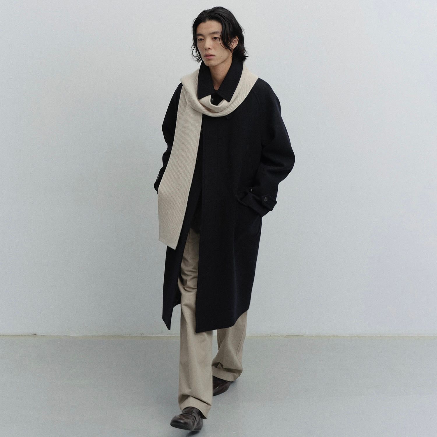 【残り一点】Link Cashmere Muffler