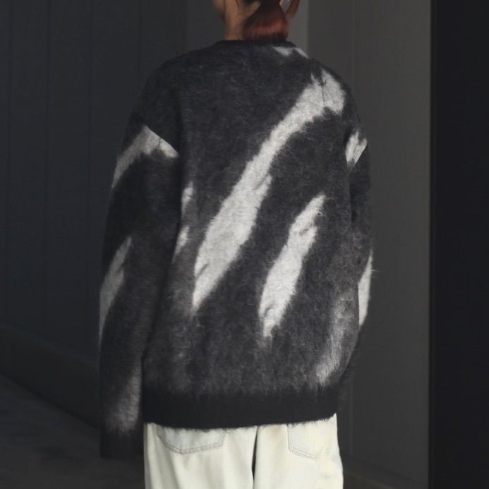 【残り一点】Kid Mohair Jacquard Cardigan