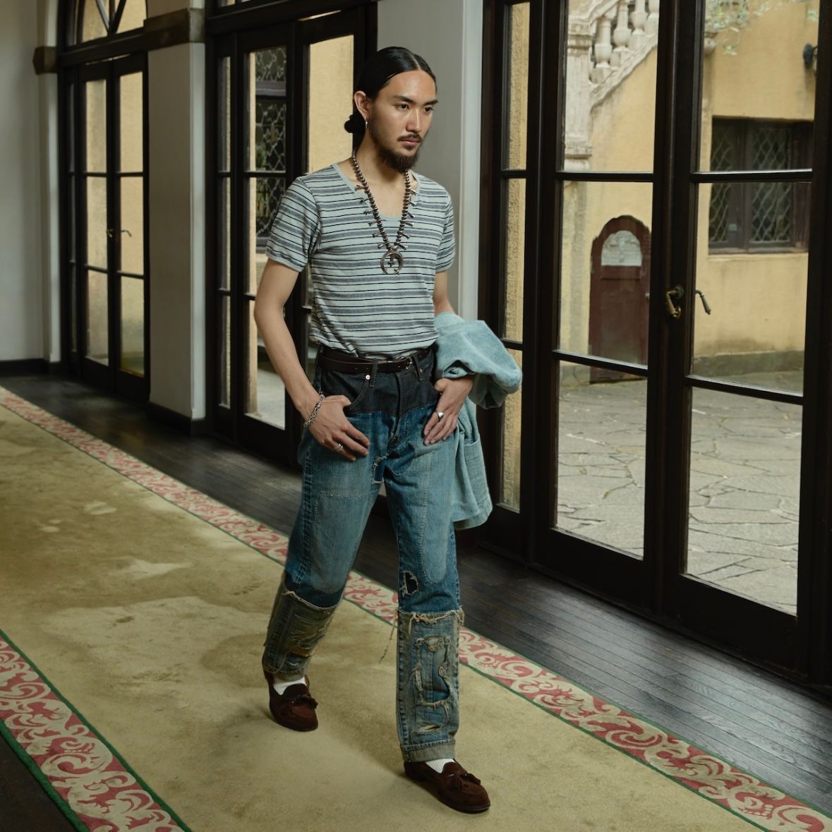 【残り一点】Stratum Denim Pants Straight Cut