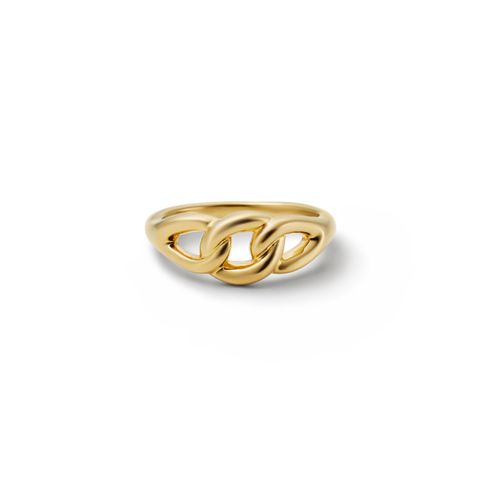 【お取り寄せ注文可能】Curb Chain Ring S(GOLD)