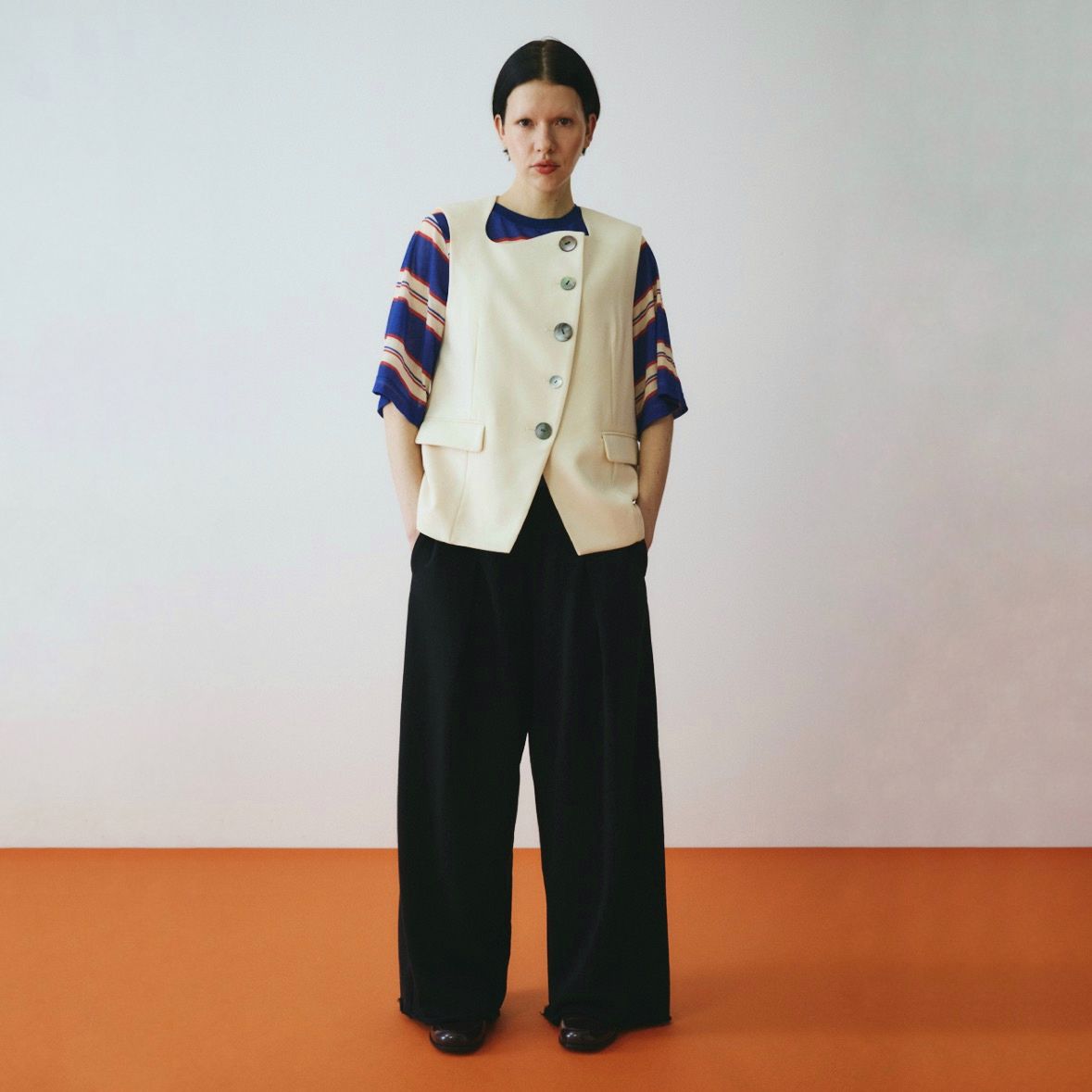 【残り一点】Tuck Wide Pants