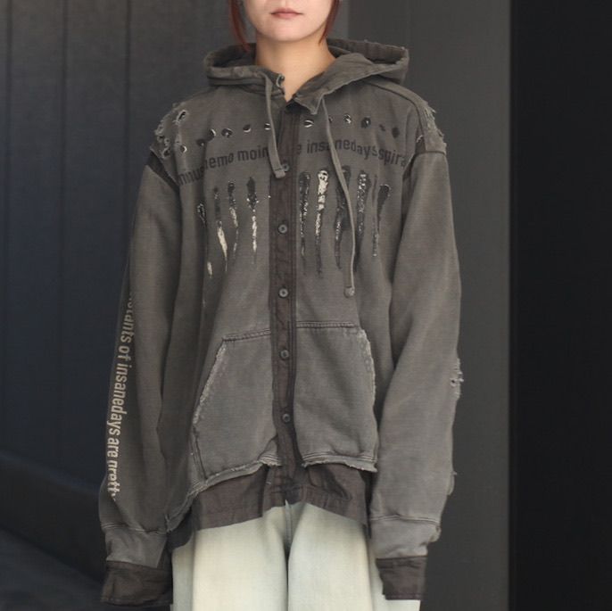 【残り一点】Bootleg Docking Shirt Hoodie(SHINE)