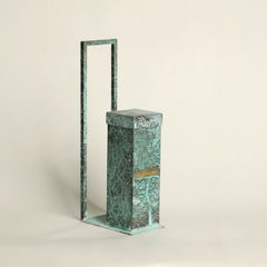 【お取り寄せ注文可能】Flame Square Pillar Flower Vase
