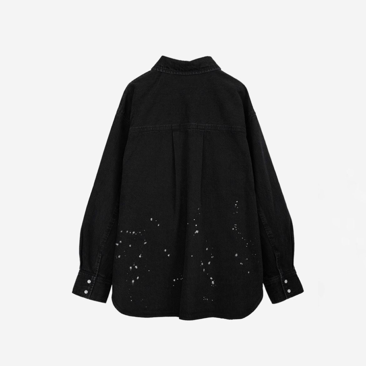 【残り一点】Denim Discharge Printhing Shirt