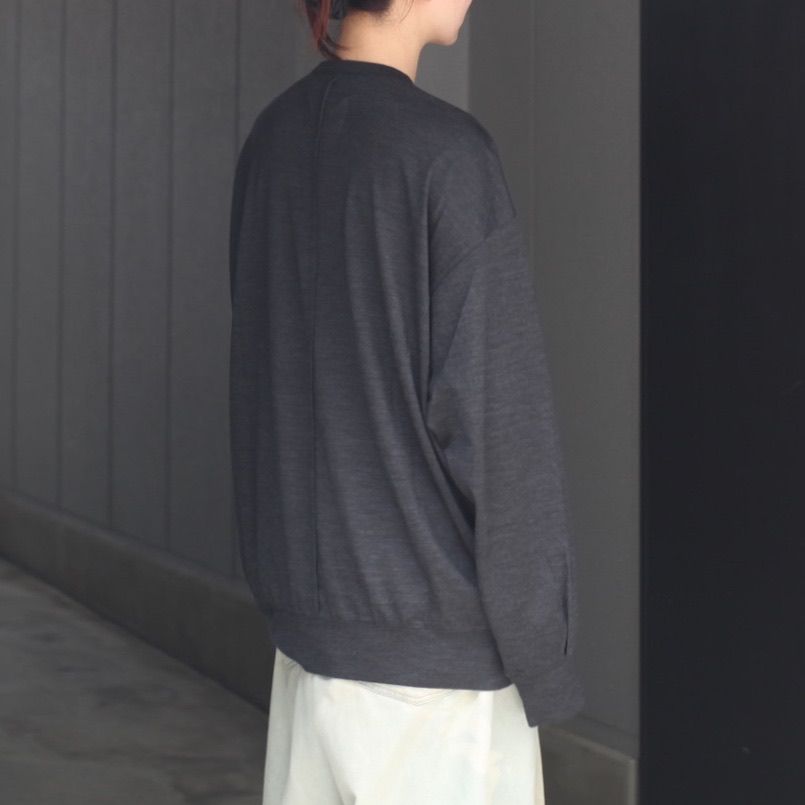 【残り一点】オーバーサイズリラックスウールL/S TEE