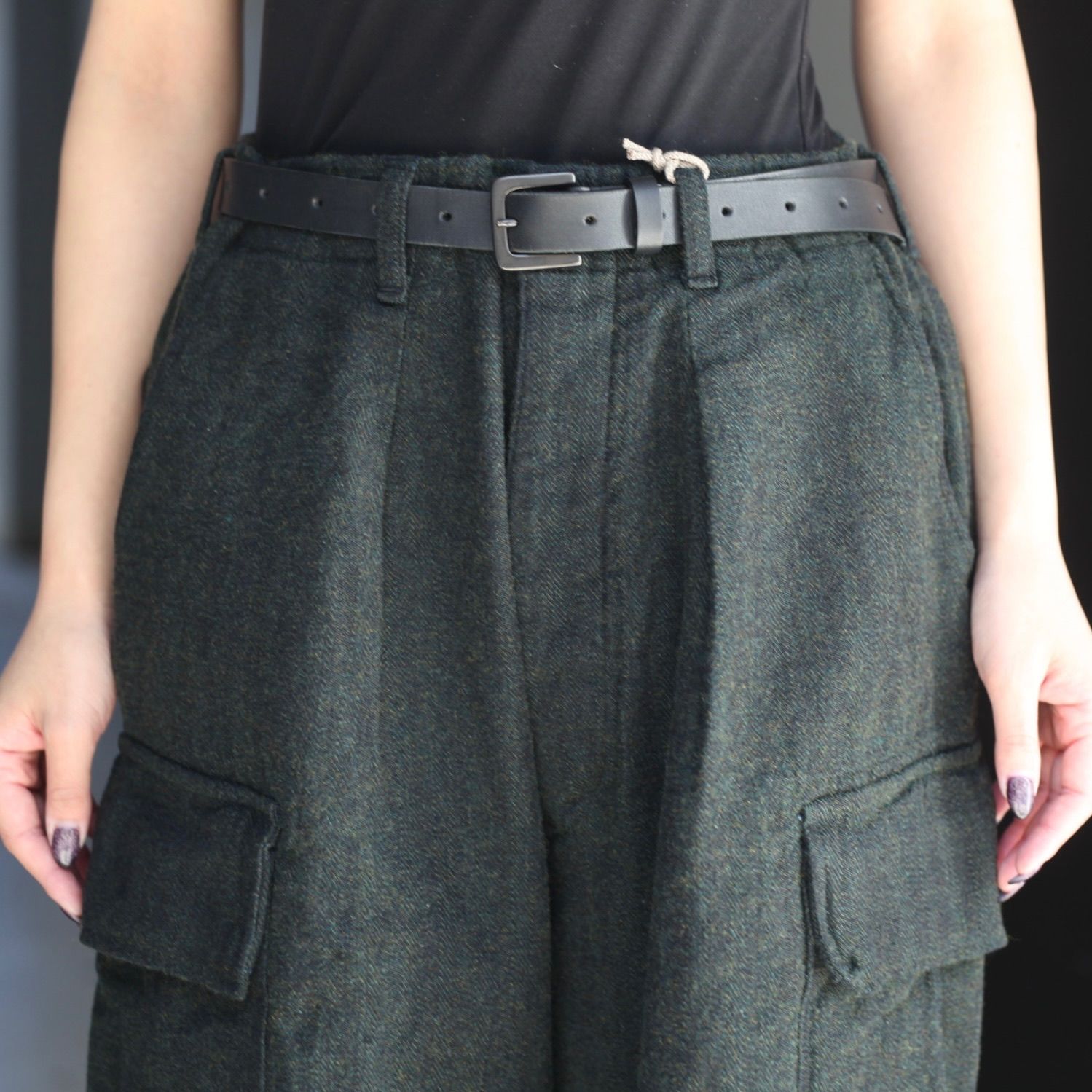 【残り一点】C/W Indigoherringbone Junglefatigue Pants