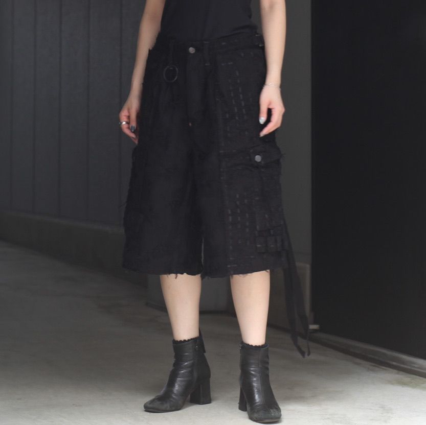 【残り一点】Inside Out HBT Short(NOIR)