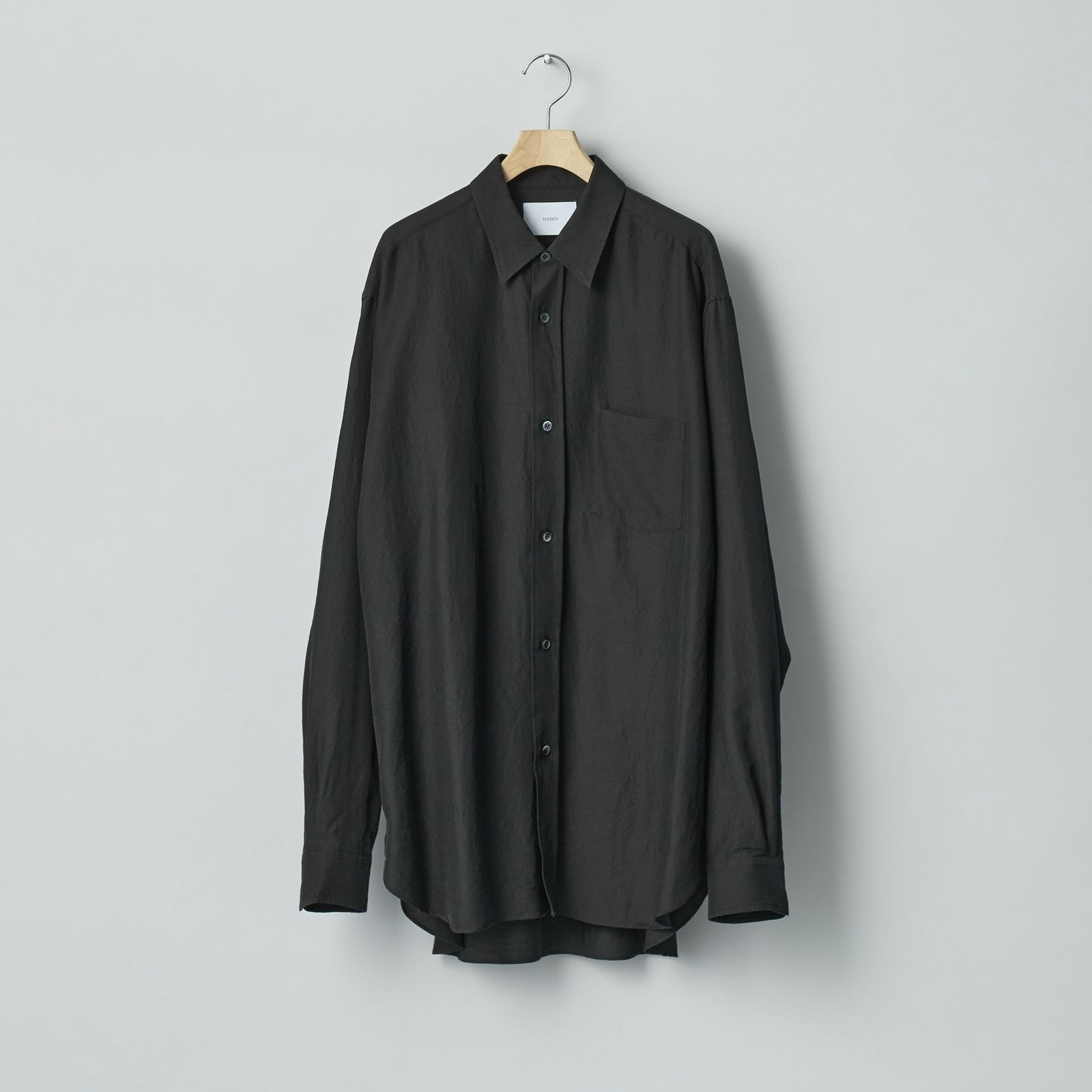 【残り一点】Wool Silk Oversized Placket Shirt