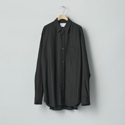 【残り一点】Wool Silk Oversized Placket Shirt