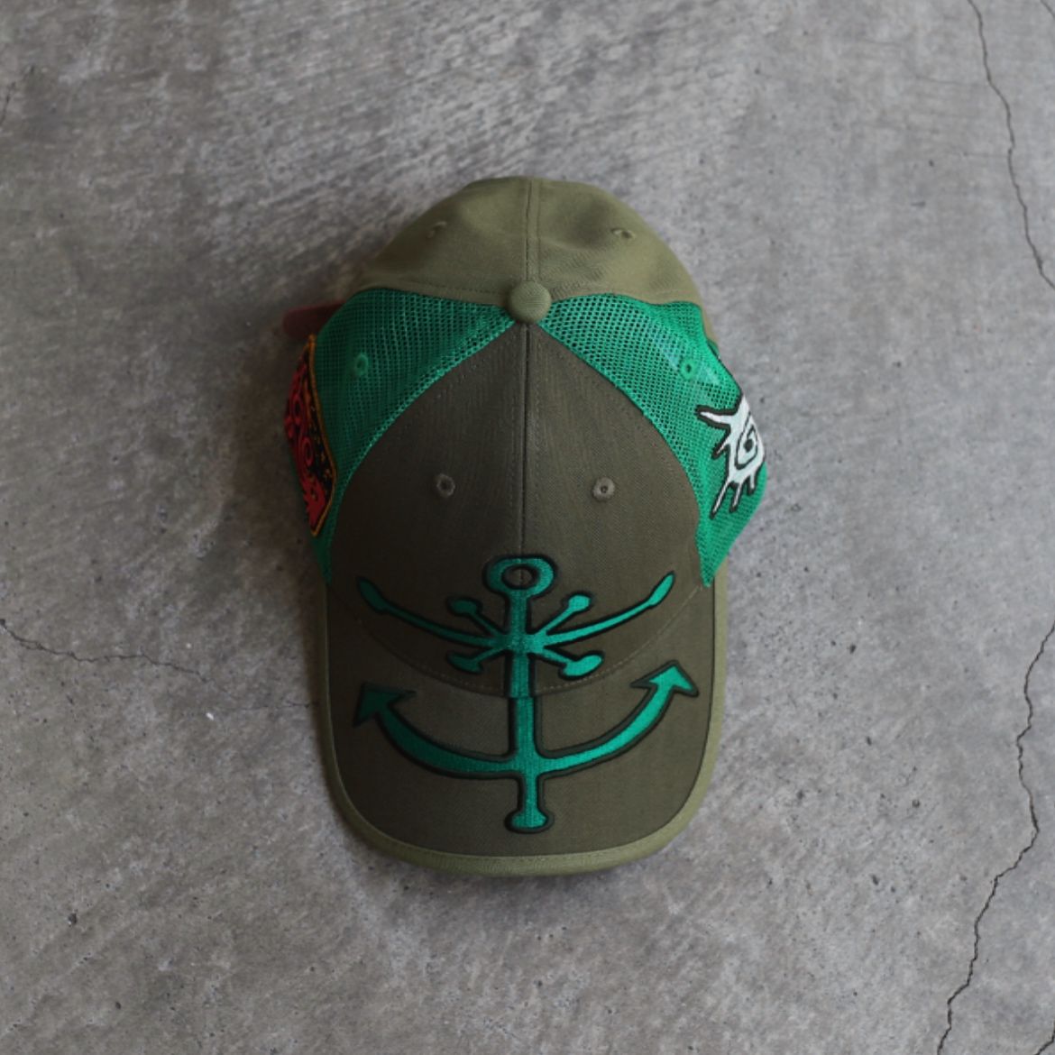 FAF fake as flowes スパンコールキャップ FAKE ASS FLOWERS AS FAF | FRAVES CAP (BLACK) 刺繍 6パネル