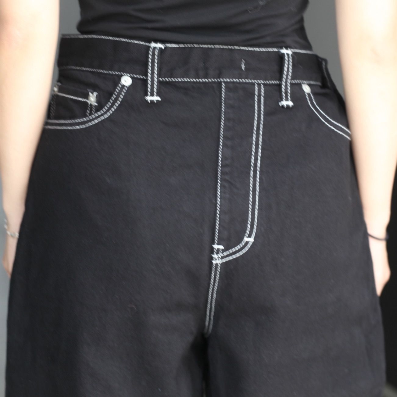 【残り一点】Back Front Barrel Denim