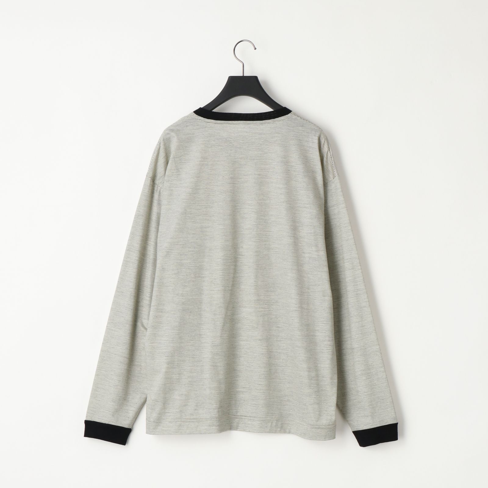 【残り一点】36G Wool Stripe L/S Tee