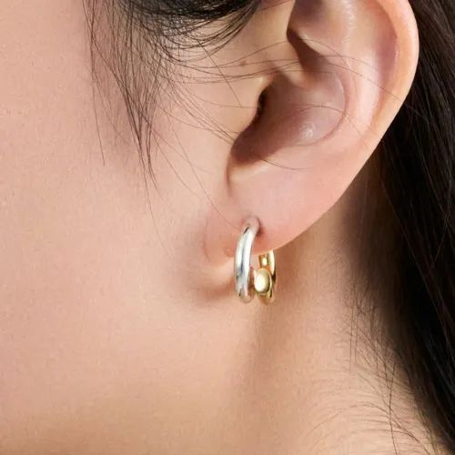 【お取り寄せ注文可能】Intersect Hoop Pierce Combi
