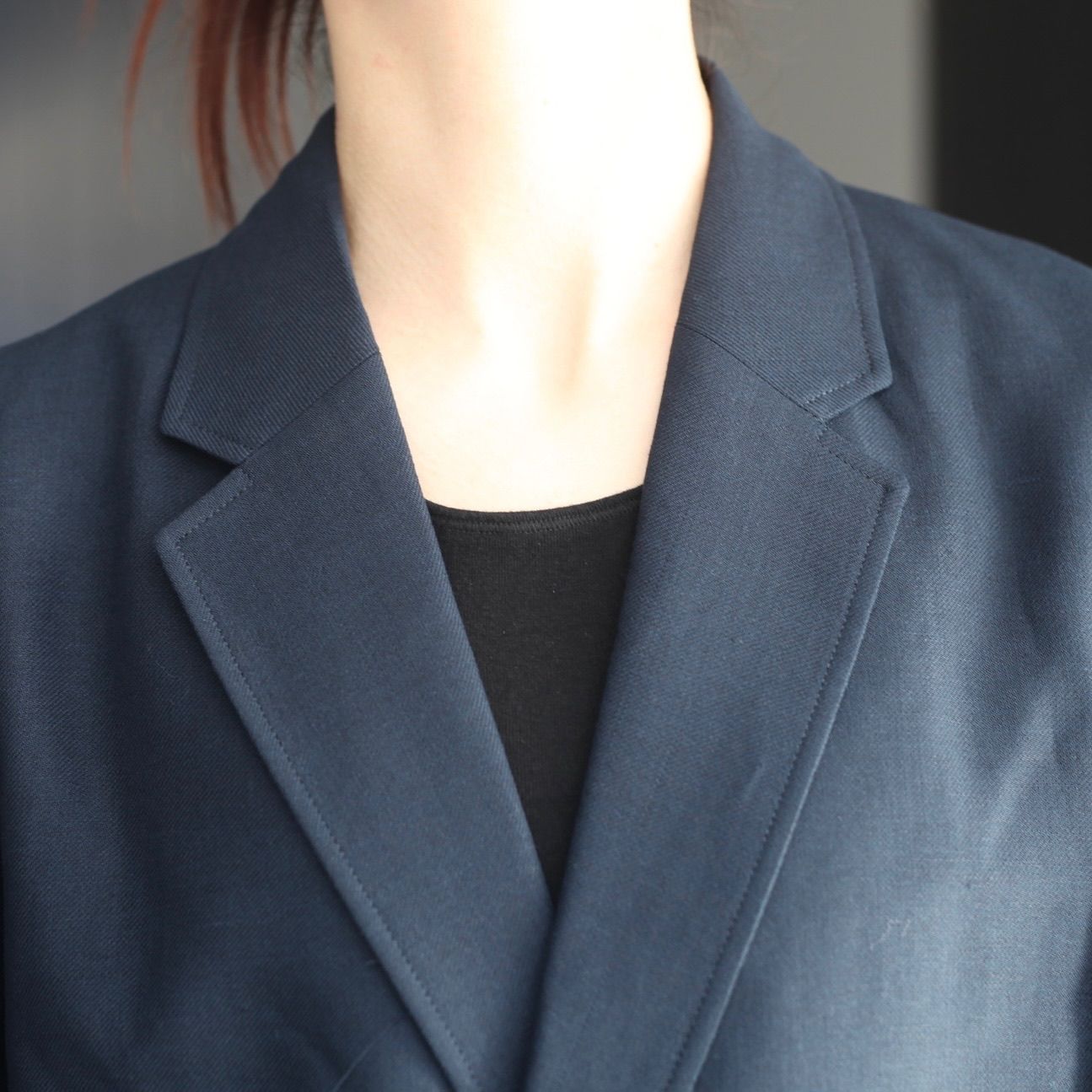 【残り一点】Twist Wool Linen Semi Double Jacket