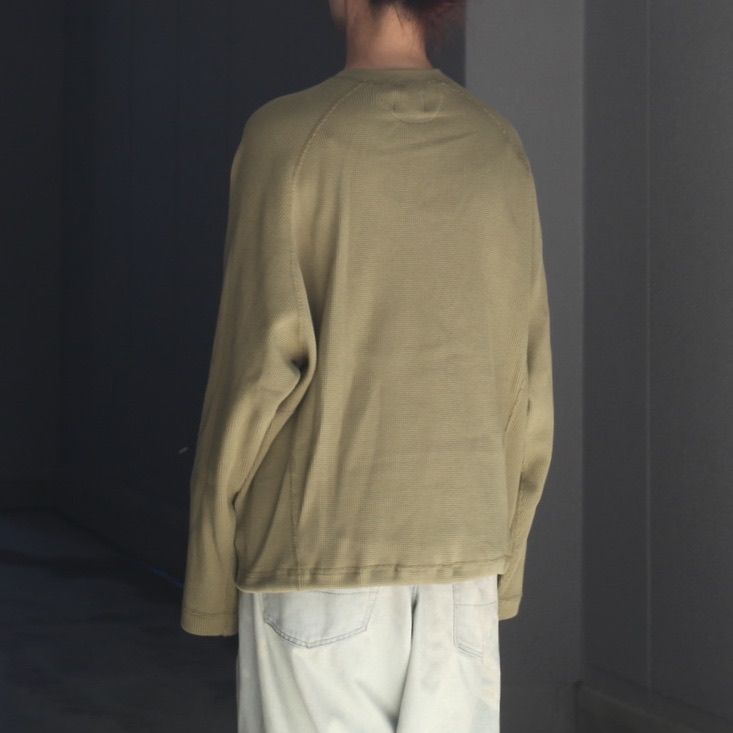 【残り一点】Lazy Thermal Henley Neck