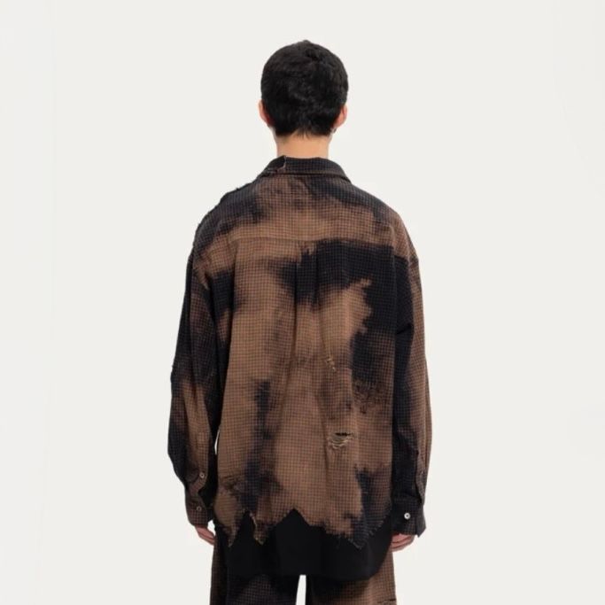 【残り一点】Long Sleeve Shirt in Decayed Check