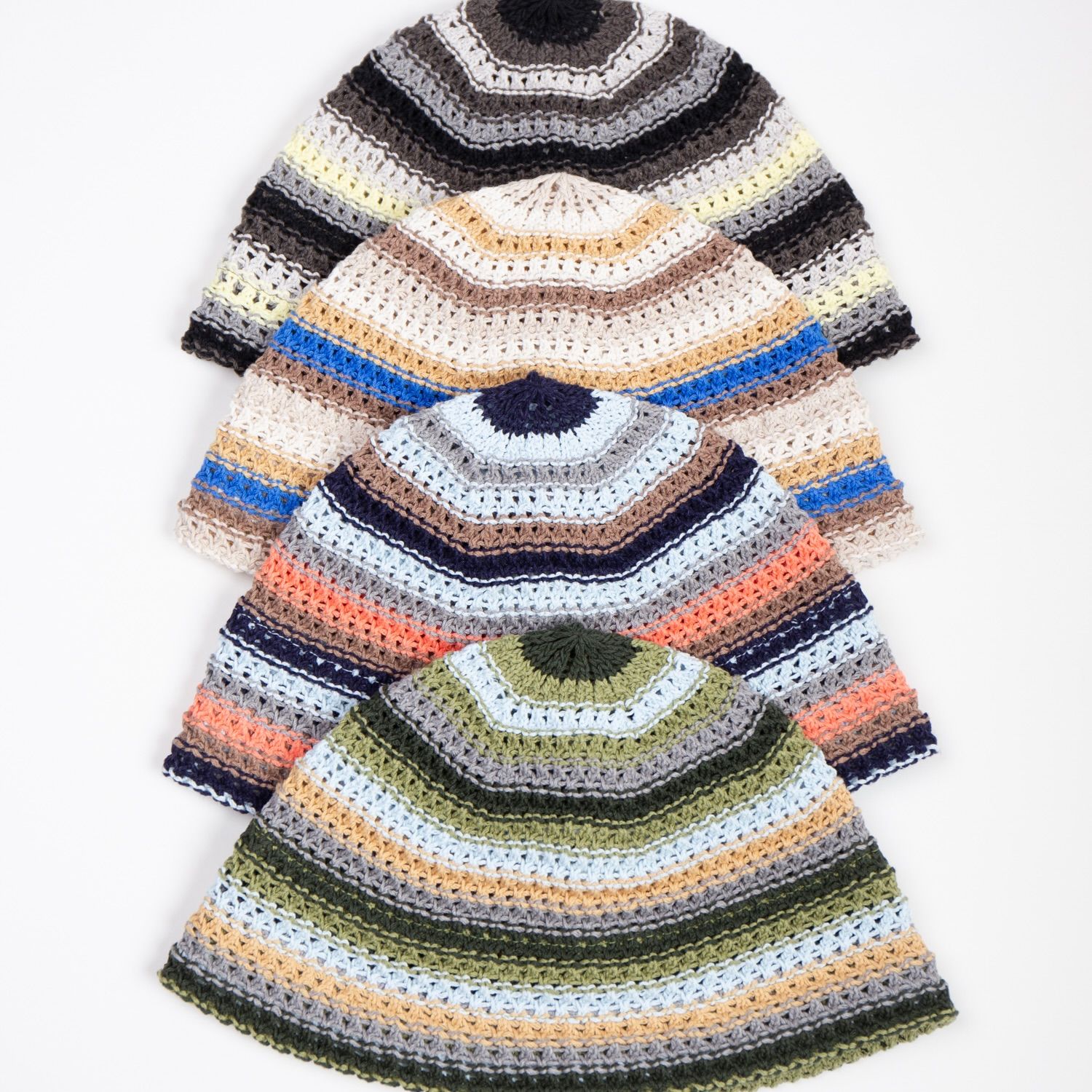 【残り一点】Multi Border Knit Hat