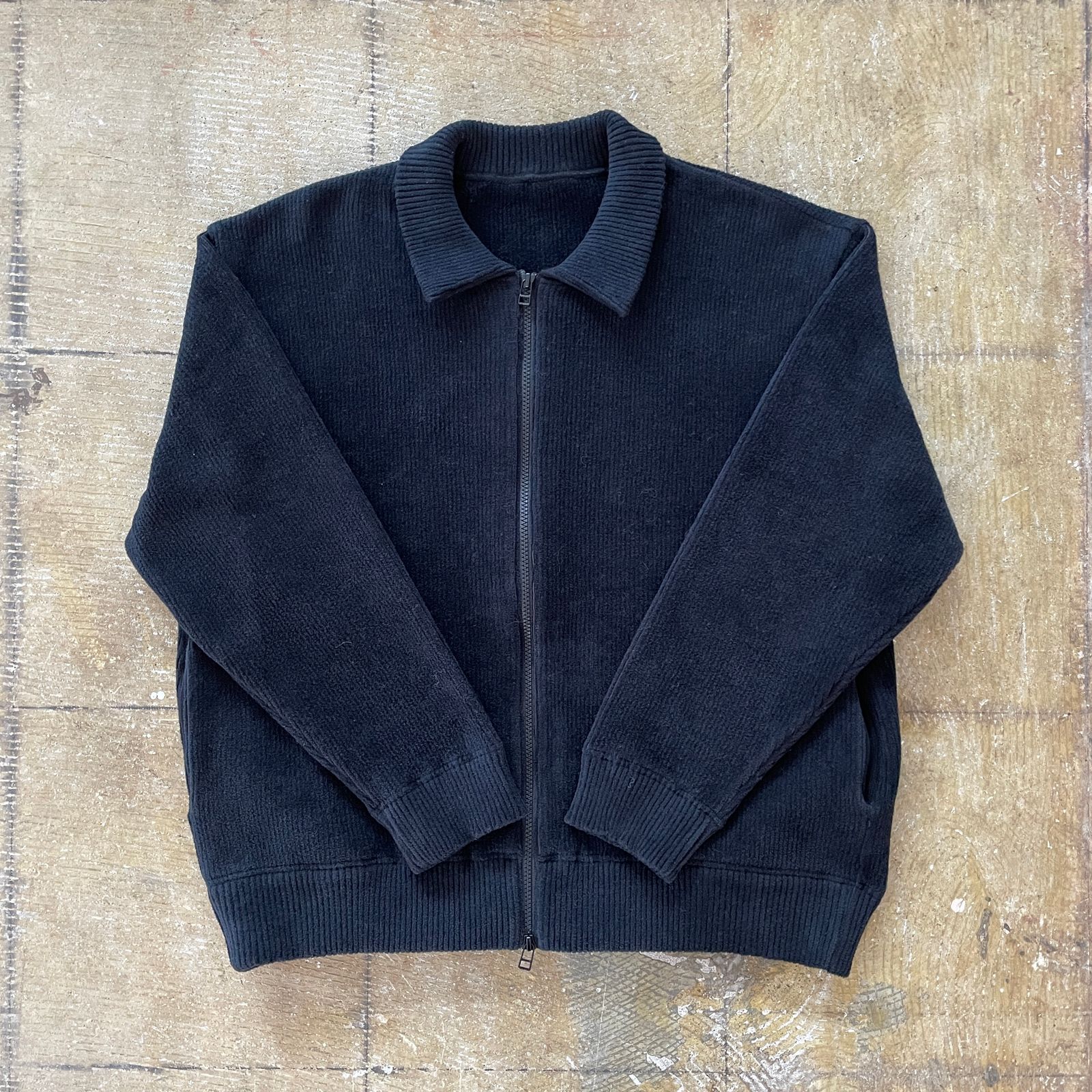NEON SIGN デザイン ウール シャツ ジャケット カバーオール ブルゾン-