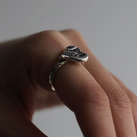【お取り寄せ注文可能】Stamp Heart Ring