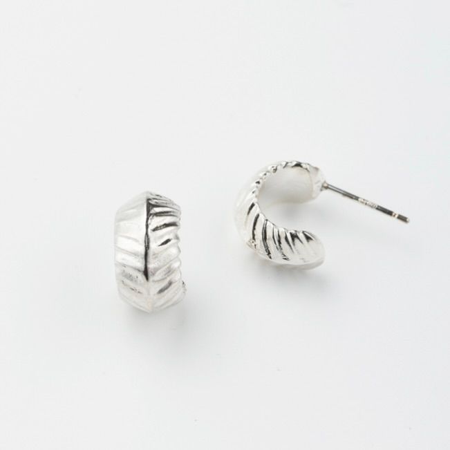 【残り一点】YU-KIN ZG Hoop Earrings(両耳用）