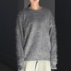 【残り一点】Cashmere Shaggy Knit Crew Neck LS