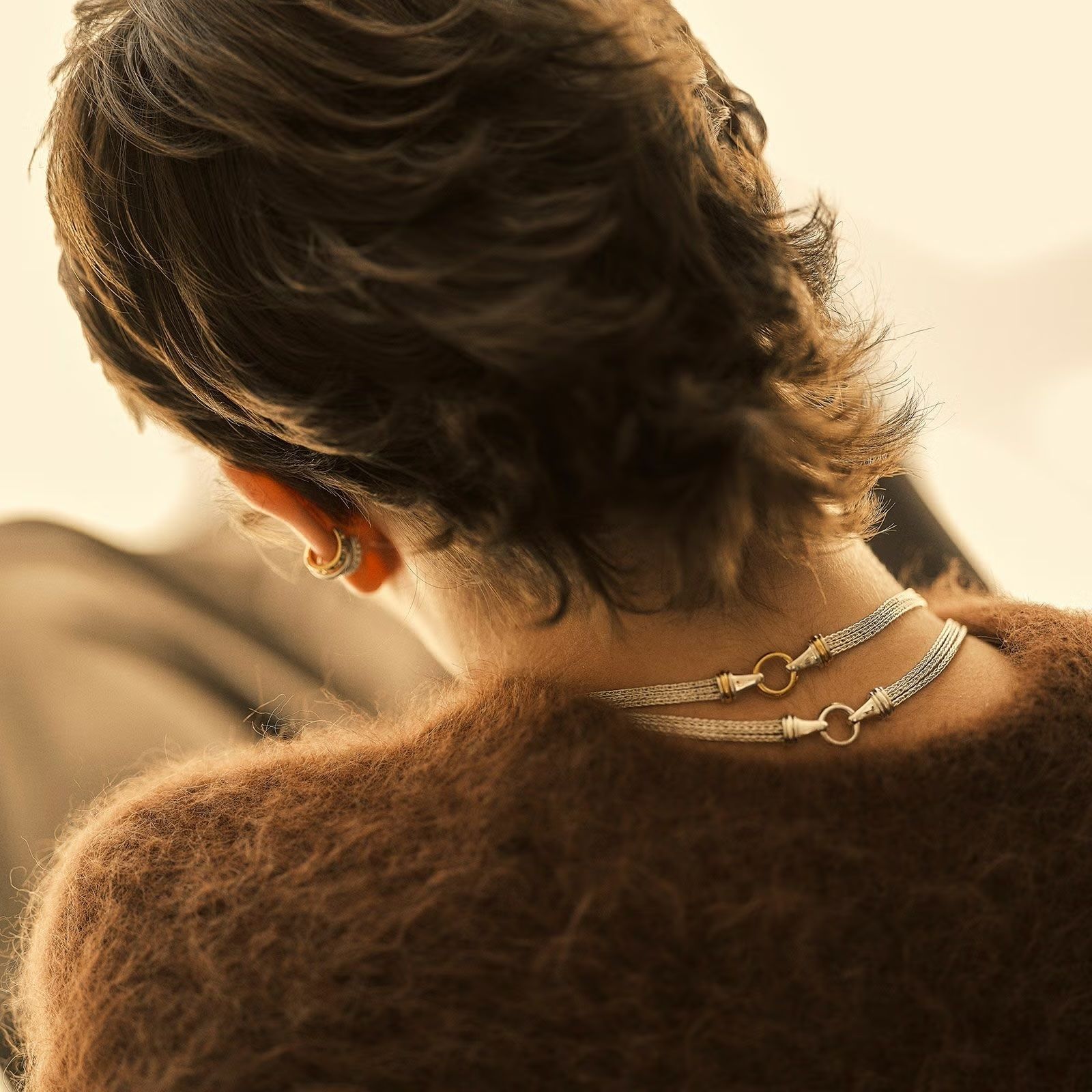 【お取り寄せ注文可能】Circle 3 Chain Necklace