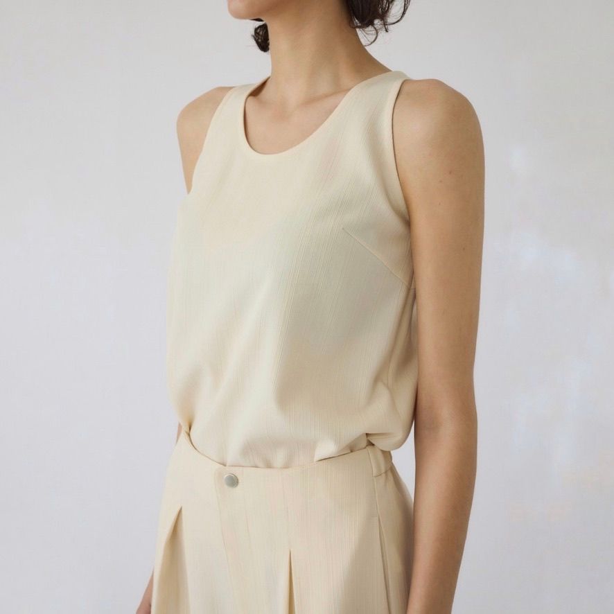RIM.ARK - 【残り一点】Scoop 2way Neckline Tank | ACRMTSM
