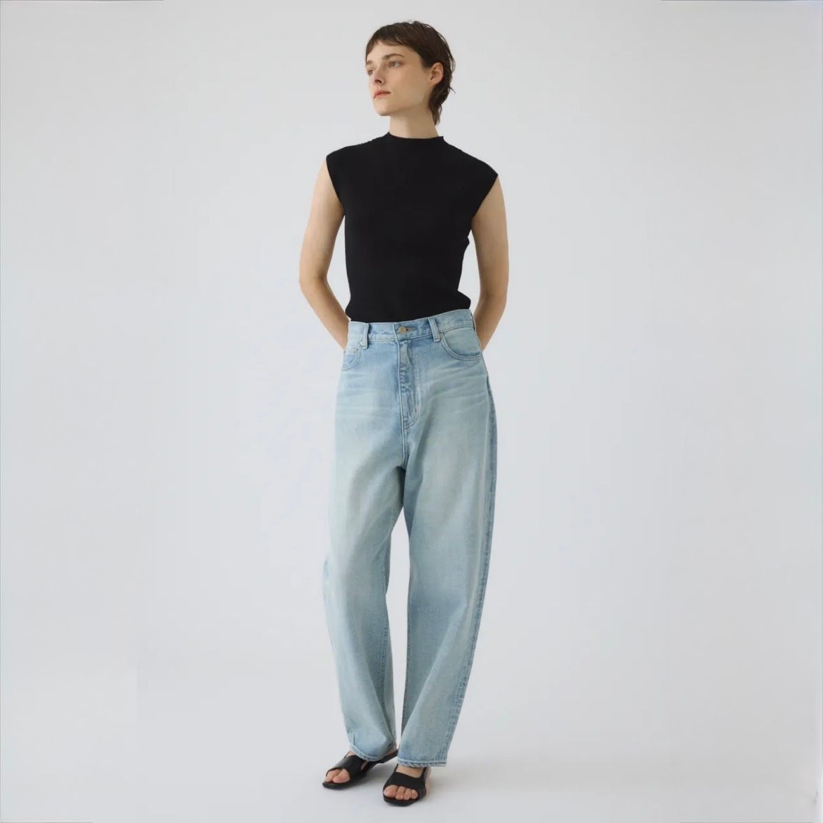 【残り一点】Washable Basic N/S Knit