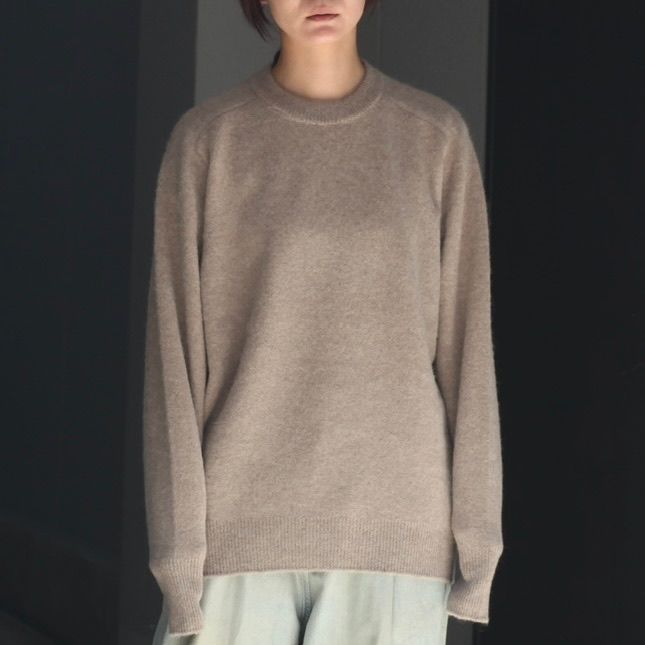 【残り一点】Fine Alpaca Knit Crew Neck LS
