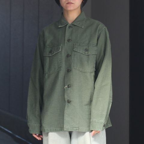 【残り一点】U.S Army Fatigue Shirt(USED WASH)
