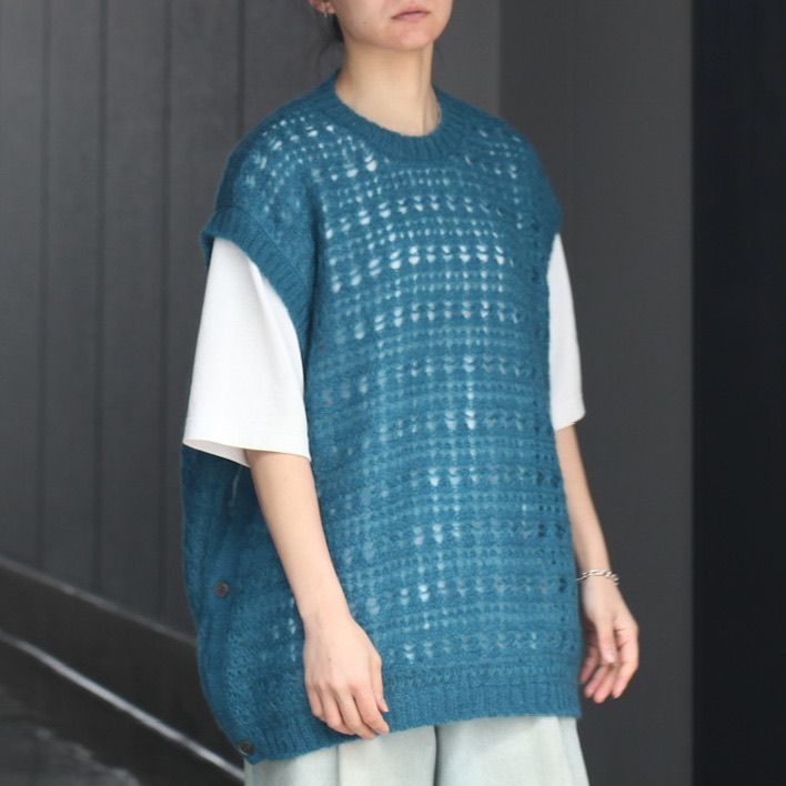 宅配便配送 完売品 YOKE ヨーク MOHAIR SILK MESH KNIT SHIRT