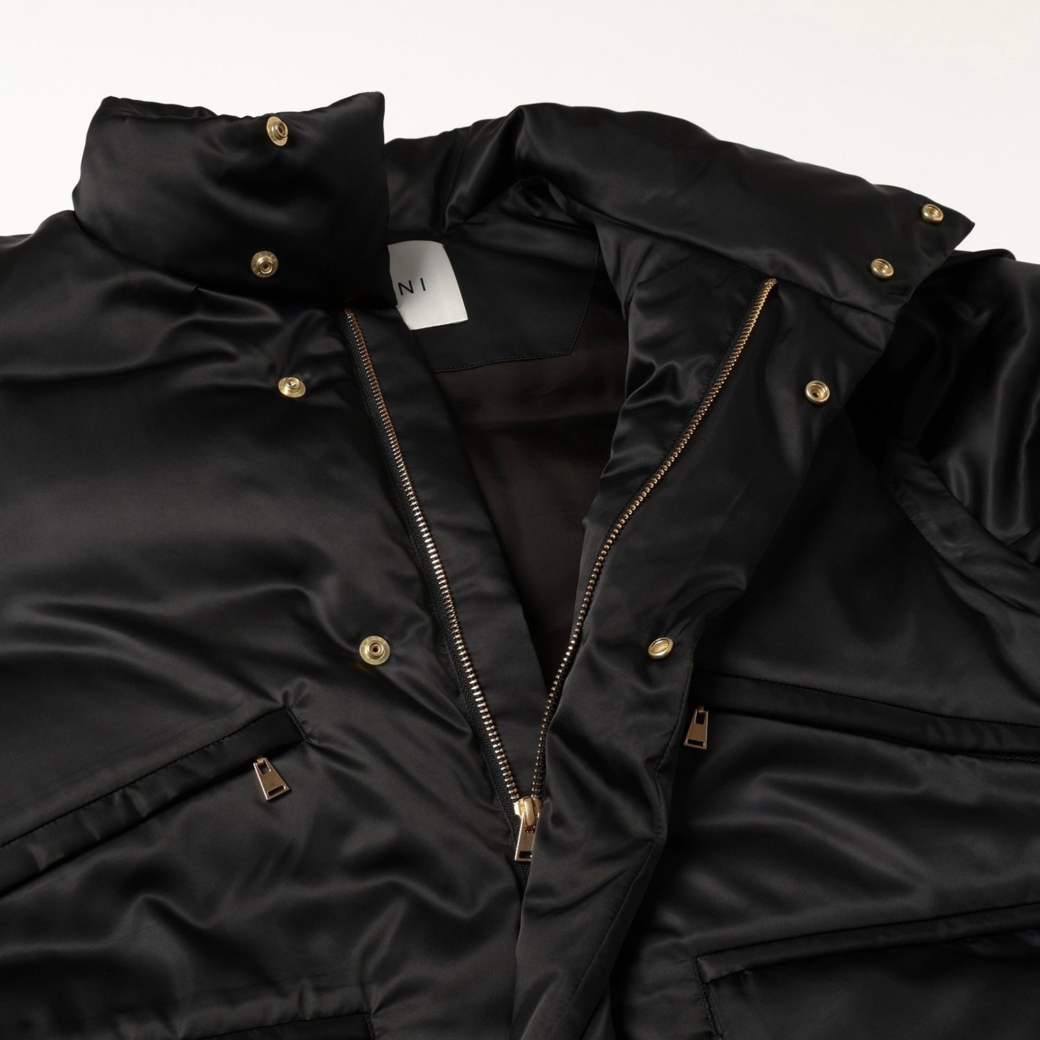 【残り一点】High Count Taffeta Removable Sleeve Down Jacket
