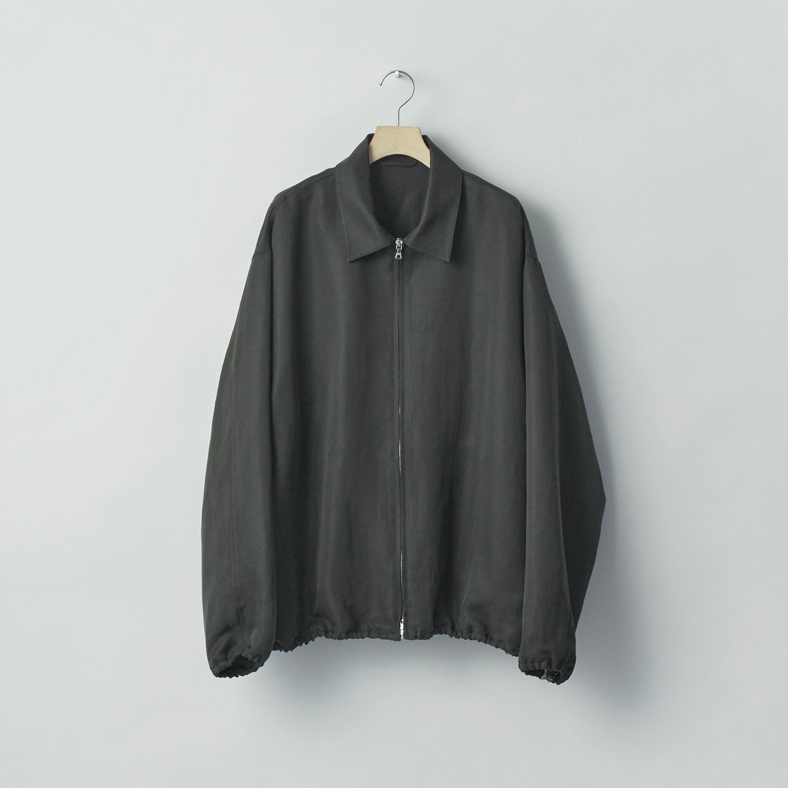 【残り一点】Silk Linen Twill Light Zip Jacket
