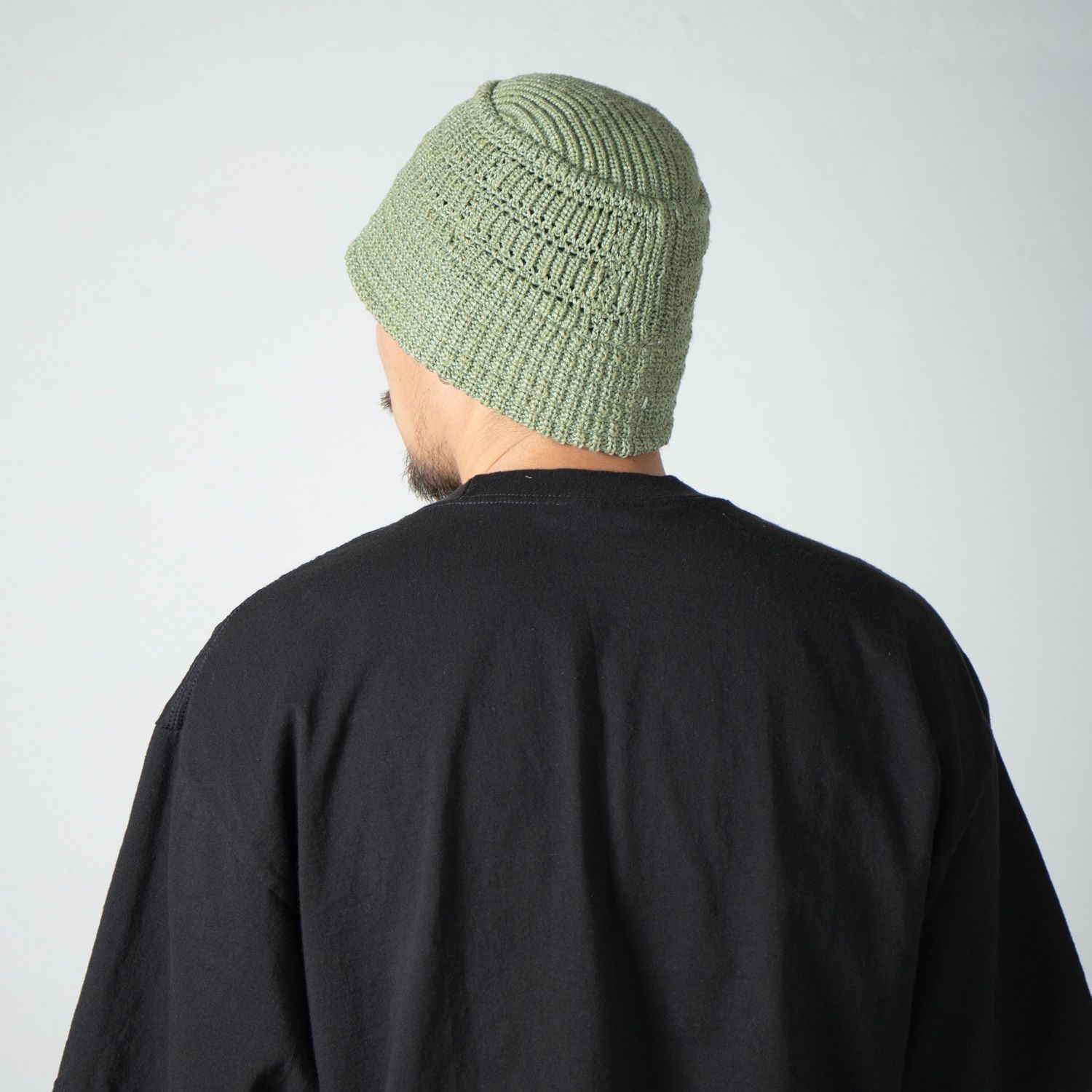 【残り一点】Mesh Line Knit Bucket Hat