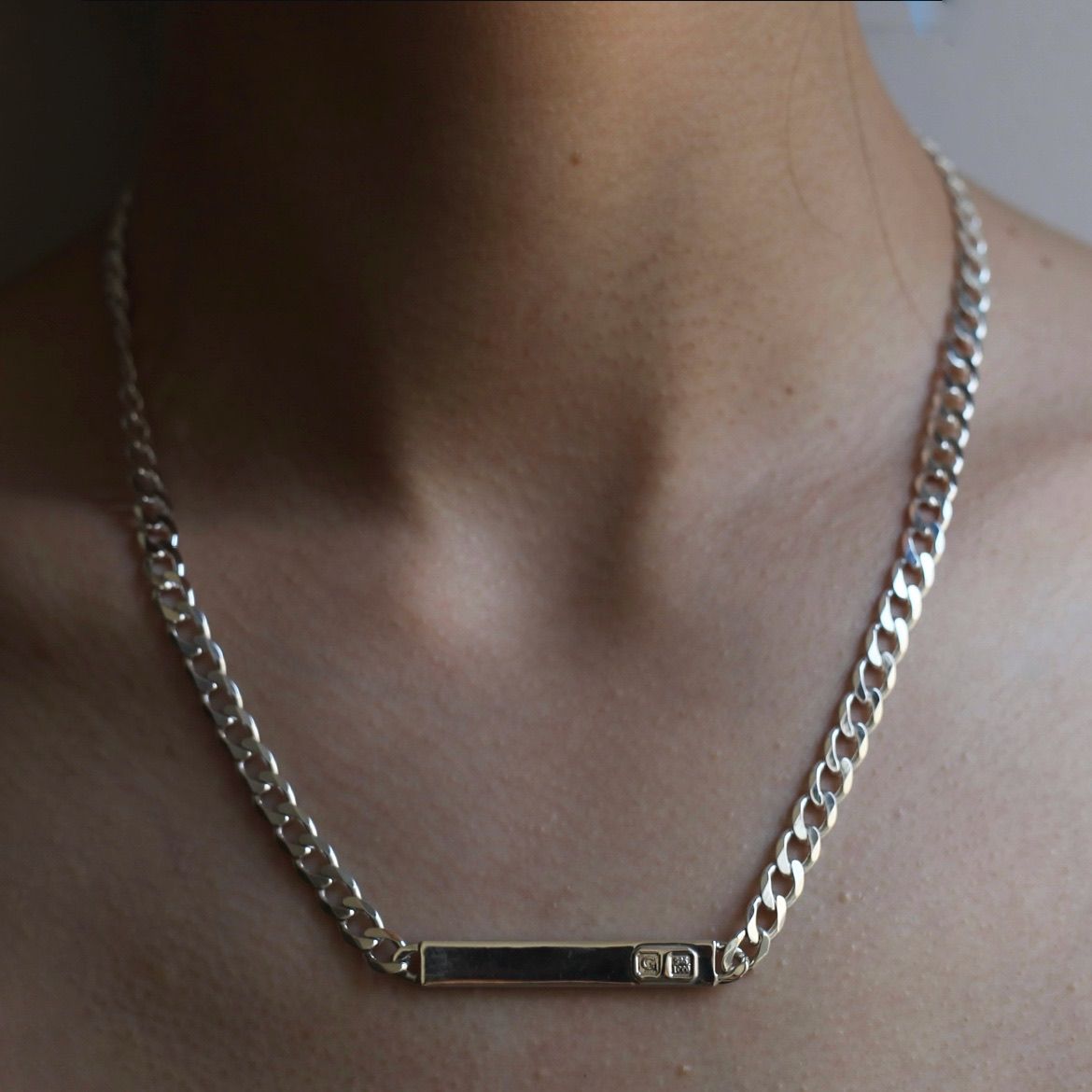 【残り一点】ID Necklace Large(SILVER)