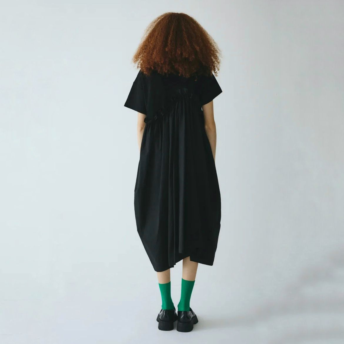 【ヘリンドットサイ ギャザーワンピース⠀】 HeRIN.CYE｜ヘリンドットサイのワンピース通販 - ZOZOTOWN