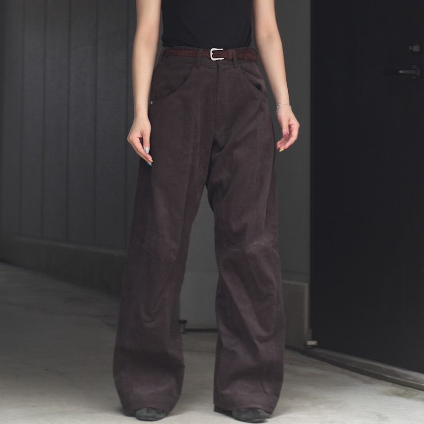 パンツ undercover / 16aw / Darts Wide Trousers Undercover ワイドパンツ | ブラック | FARFETCH JP