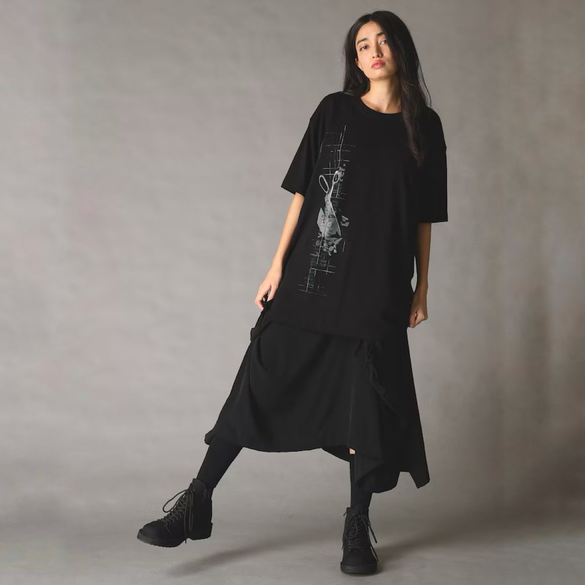 【残り一点】ハサミ柄カットソー