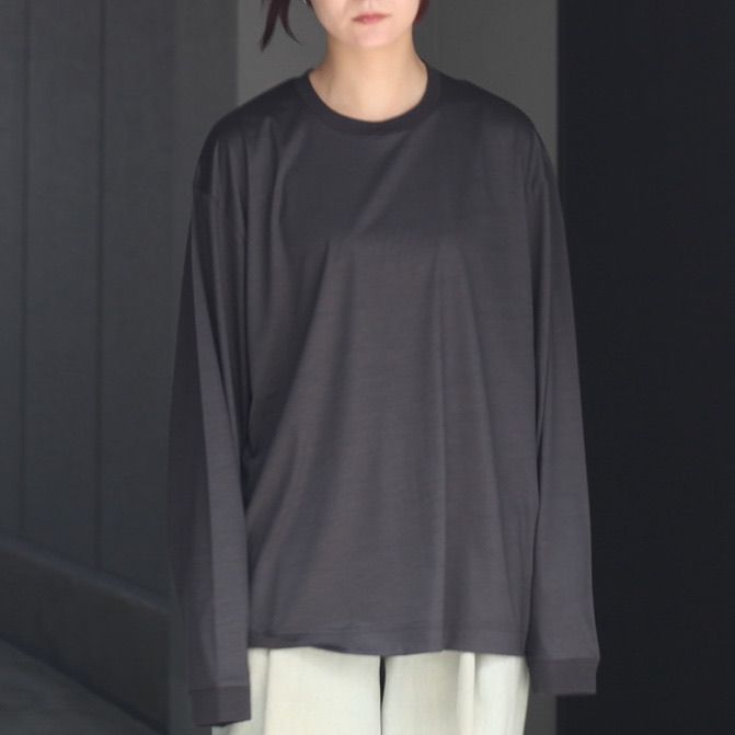 【残りわずか】36G Wool L/S Tee