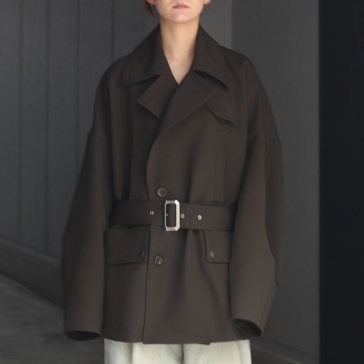 【残り一点】Chin Strap Belt Coat