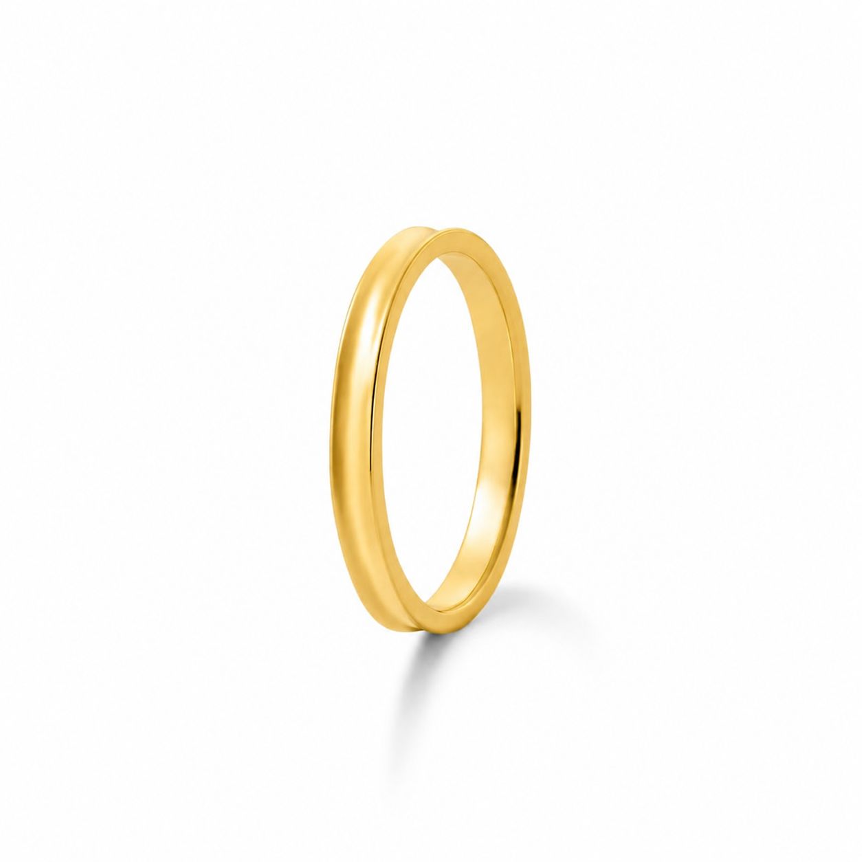 【お取り寄せ注文可能】Flare Ring M(K18 YELLOW GOLD)