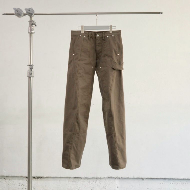 【残り一点】Curved Leg Double Knee Work Pants