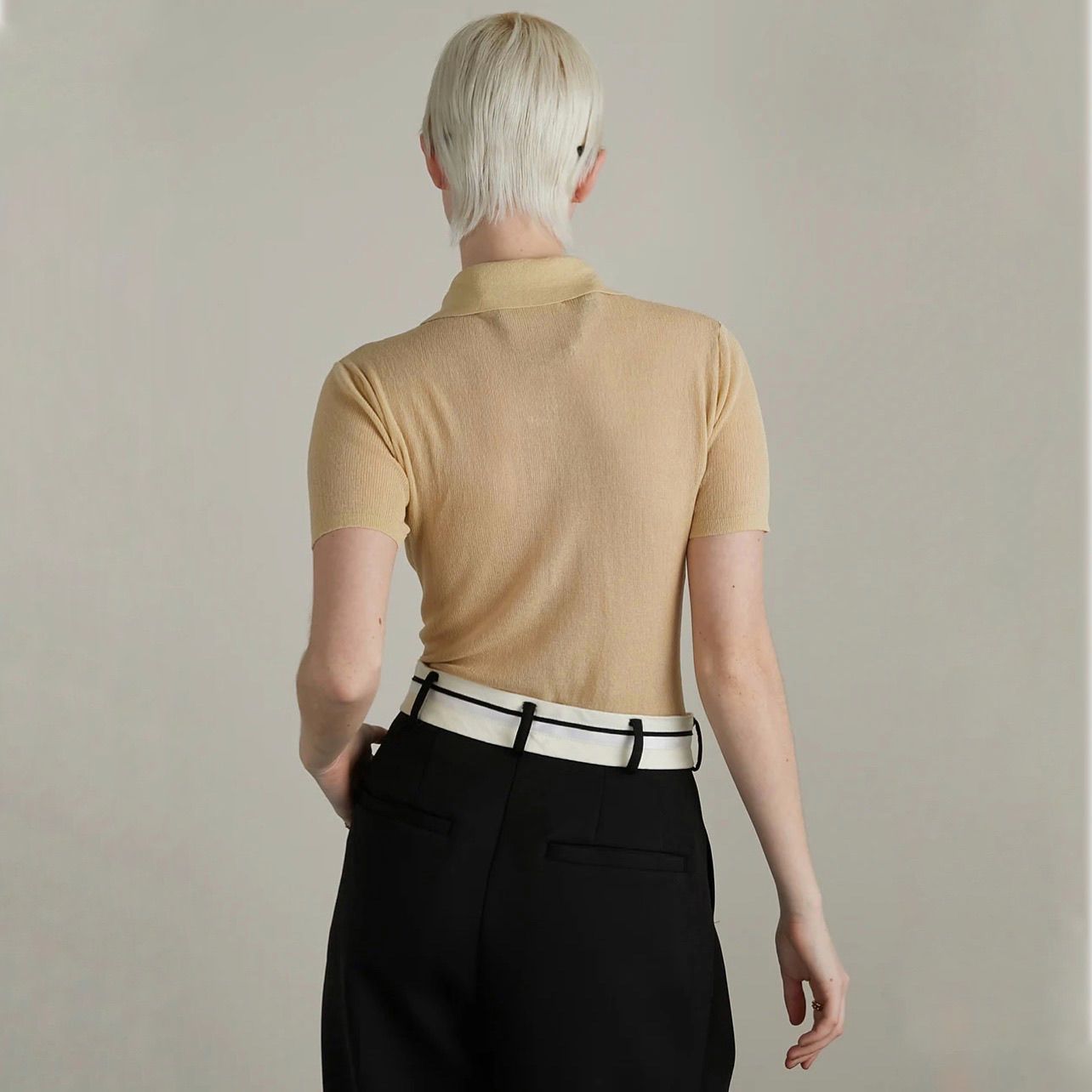 【残り一点】Polo Knit Body Suit