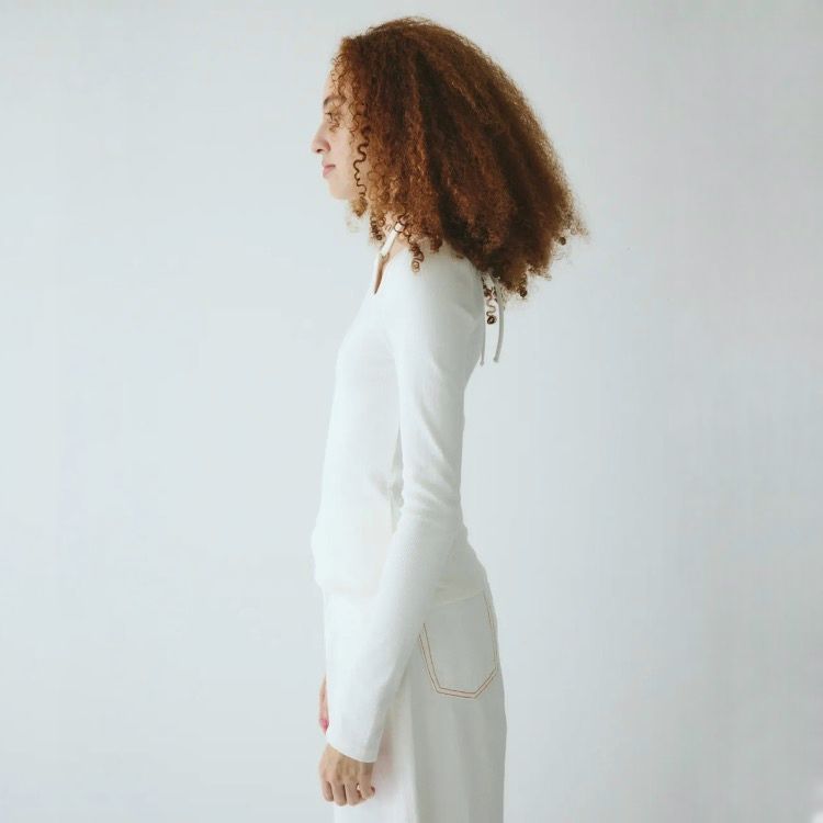 【残り一点】Wave Neck Tops