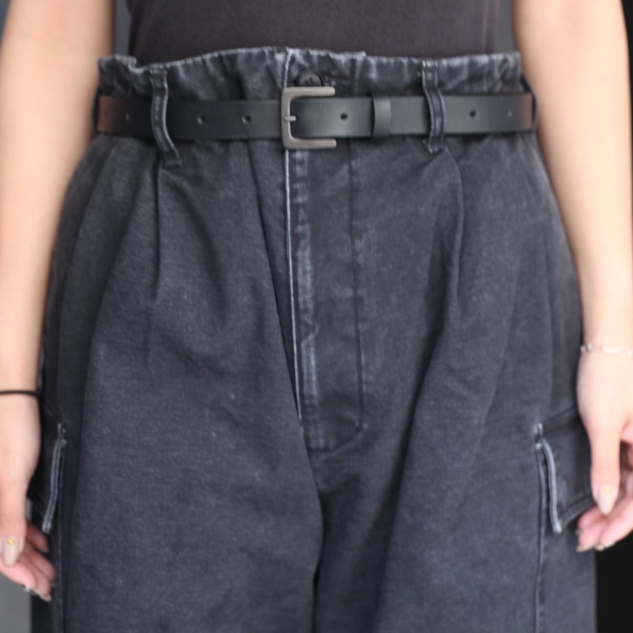 【残り一点】Fade Wide Military Trousers