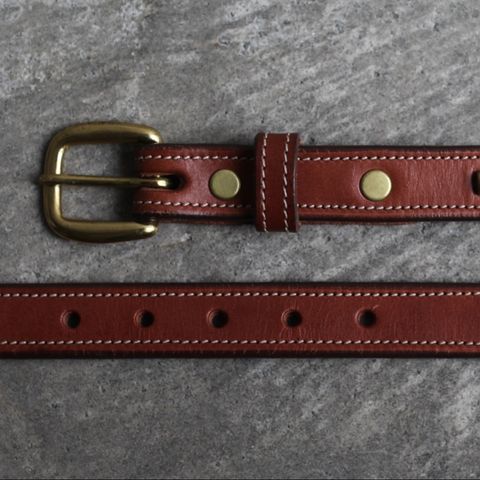 【残り一点】1 Clincher Belt(OAKBARK×BRASS)
