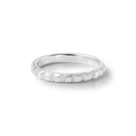 【お取り寄せ注文可能】Flat Studs Ring M(PLATINUM950)