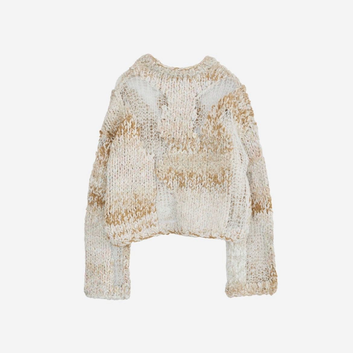 【残り一点】Mix Yarn Intarsia Knit