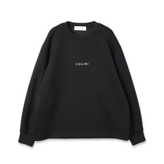 【残り一点】Cullni Logo Embroidery Long Sleeve Pullover