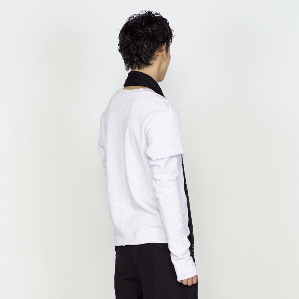 【残りわずか】Panneld Layerd Sleeve T-Shirt